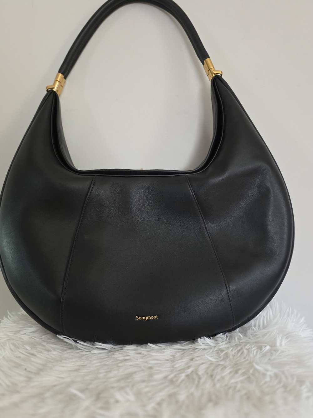 Songmont Black Crescent Shoulder Bag